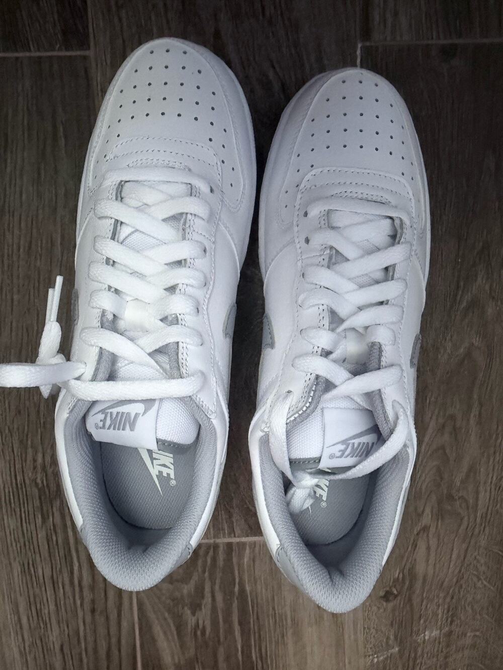 Big Nike Low White On White M 7.5 Or W 9 Brand New with Box Never Worn